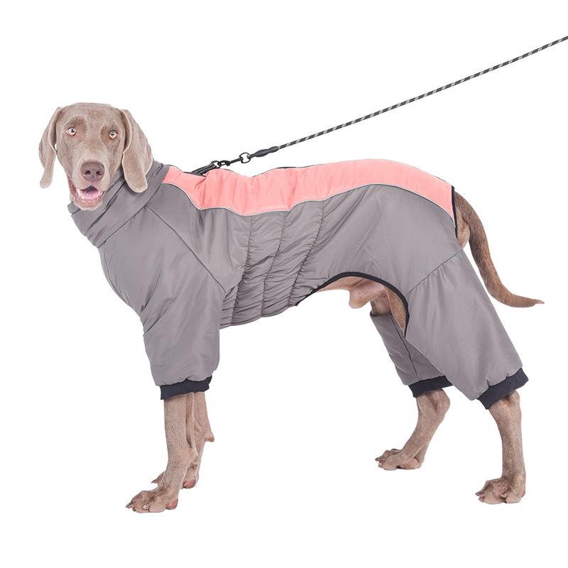 Medium Large Dogs Vest Jacket Waterproof Reflective Dog Jacket  Outfit  Winter Warm Thicken Pet Dog Coat Clothes