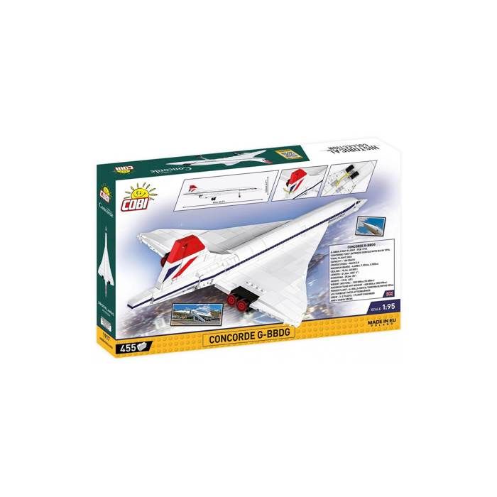 Jeux de construction - concorde concorde - 455 pièces cobi