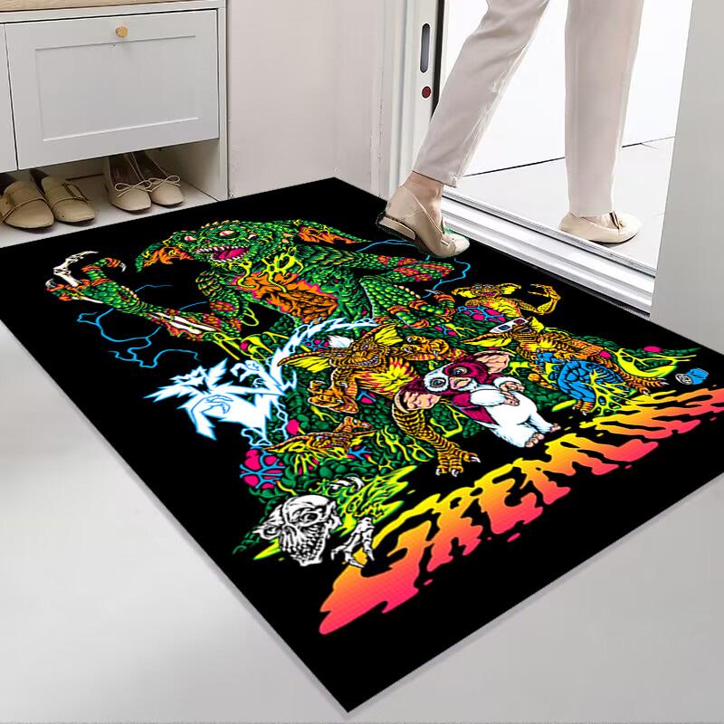 Gremlins Festive Chaos carpet Suitable for all seasons Living room and bedroom mats Dormitory decoration Bathroom mat Christmas gifts