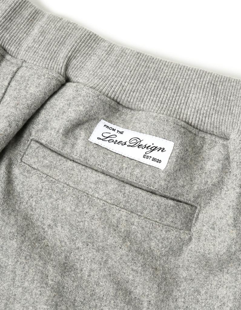 LORES Wool Easy Pants - Heather Gray