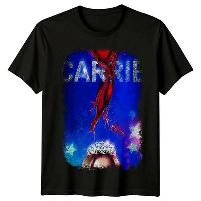 Carrie (1976) T-shirt Ispirata a Locandina Film Maglietta Retrò Anni '70 Unisex
