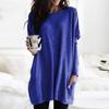 Long Sleeve Casual Pocket Pocket T-shirt T-shirt Top Long sleeve Casual Pocket T-shirt Top Women