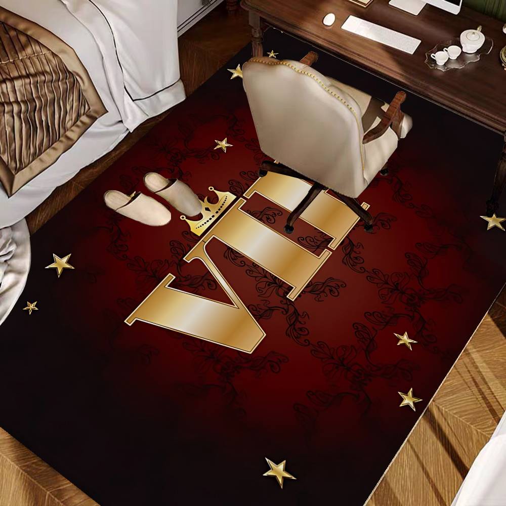 Laser VIP Room Mats Anti-slip Absorb Water Long Strip Cushion Bedroon Mat Household Carpets