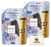 IRO KA Pure Freesia Scent Refill, 1200ml X 2 Bags + LYSSERO Brand Original Pocket Tissues (Large Capacity) Bulk Purchase