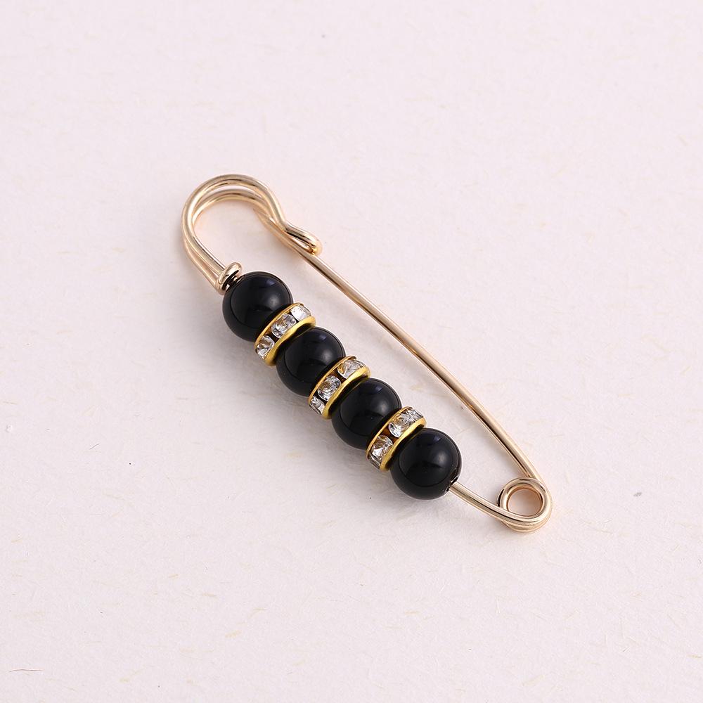 Pearl Waist Pin Brooch for Adjustable Skirt Fit