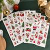 10 Pack Christmas Temporary Tattoos for Kids and Adults - Holiday Party Favors, Festive Body Decals, Christmas Stocking Stuffers Gift