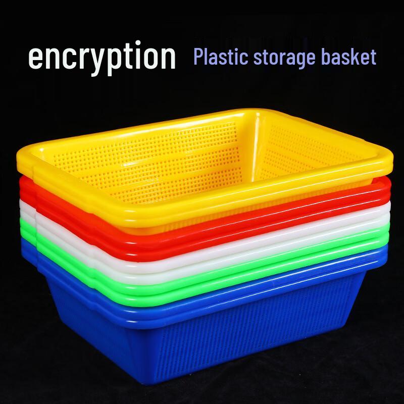 

Rectangular Plastic Kitchen Draining & Storage Basket