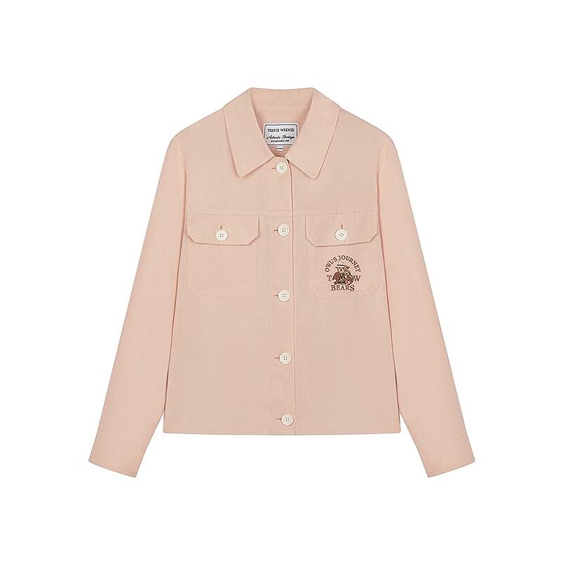 Teenie Weenie Women's Autumn Linen Blend Lightweight Short Jacket