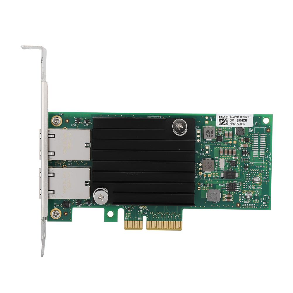 

2-Port Gigabit LAN Card NIC Network Card for intel X550-T2 PCI-E X4 10Gbps