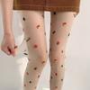 Christmas Ultra-Thin Cute Tree House Element Pantyhose for Women Sweet Japanese Style New Jacquard Stockings for Women