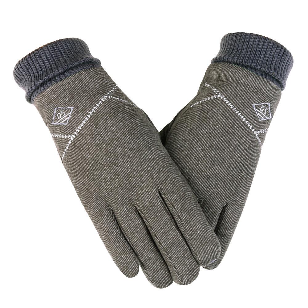 Warm Gloves for Women German Velvet Outdoor Sports Cycling Plus Velvet Thickened Windproof Winter Men Touch Screen Winter Gloves