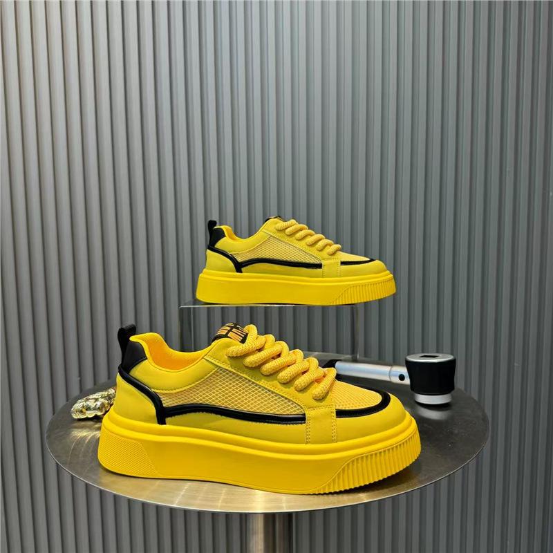 Ultra-light bottom fly-woven breathable solid color casual shoes board shoes trendy shoes spring and summer new low-top comfortable OK