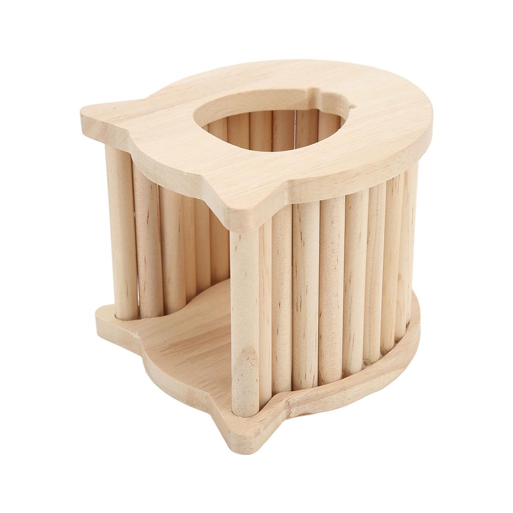 Wooden Hamster House Small Animal Hideout for Hamster Gerbils Mice Lemmings Rats