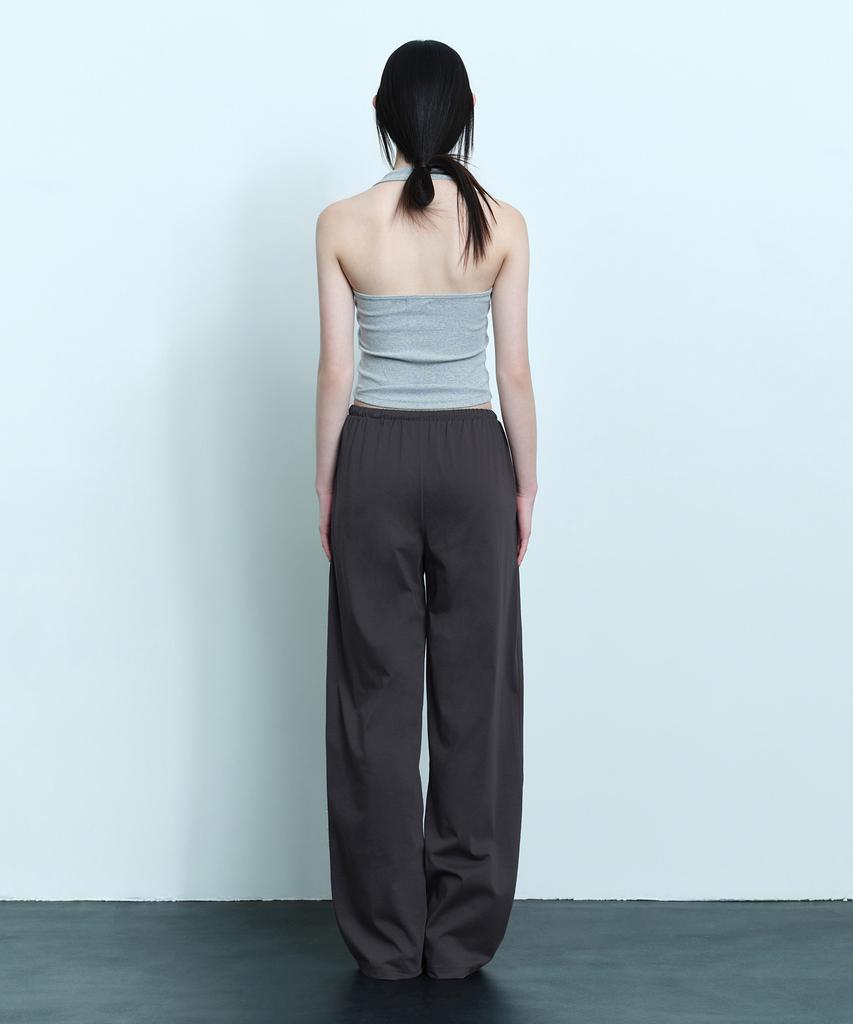 MUSINSA STANDARD WOMAN [Uv Protection] Women'S Cooling Jersey Wide Pants [Dark Grey]