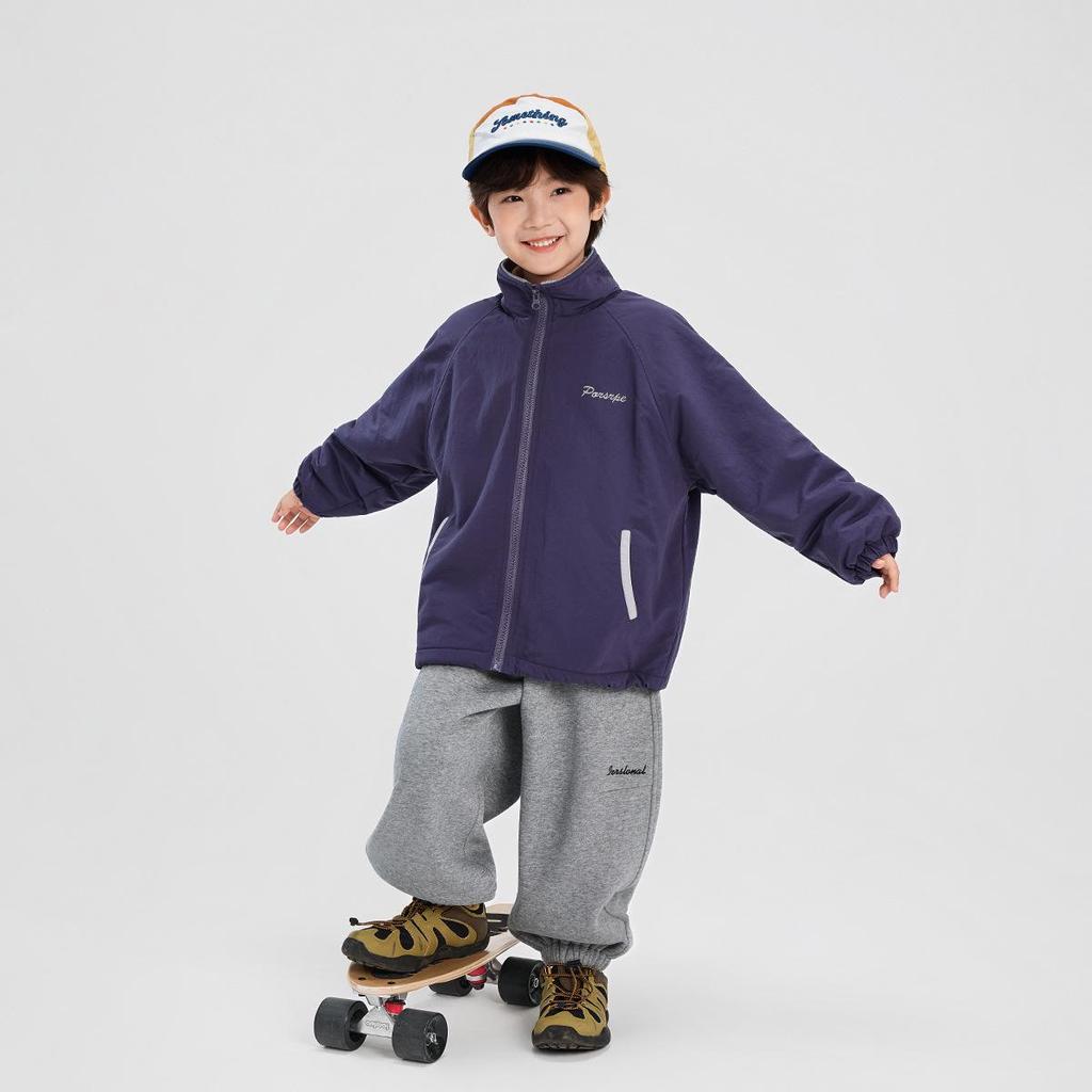 Boys' Fleece-Lined Jacket - Fairy Tale Memory, Autumn-Winter 2025 Collection, Medium-Large, Thickened Winter Wear.