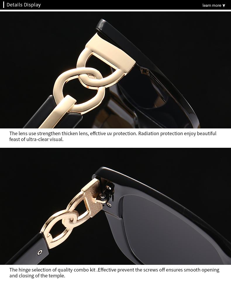 Cross-Border Export New Modern Retro Square Frame Sunglasses Ins Style Street Style Big-Name Sunglasses 925