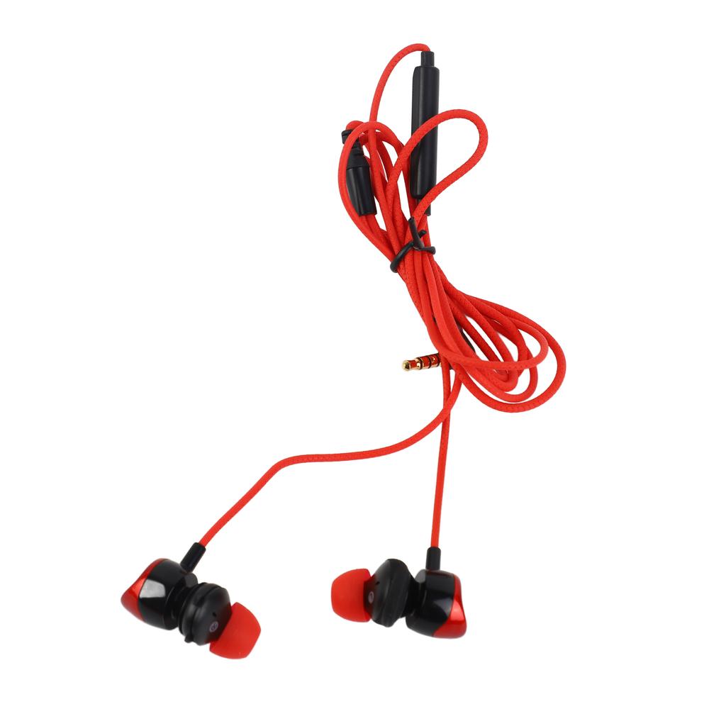 Gaming Earphone Dual Microphone Volume Control Clear Sound Wired Gaming Earbuds Headset with Detacha