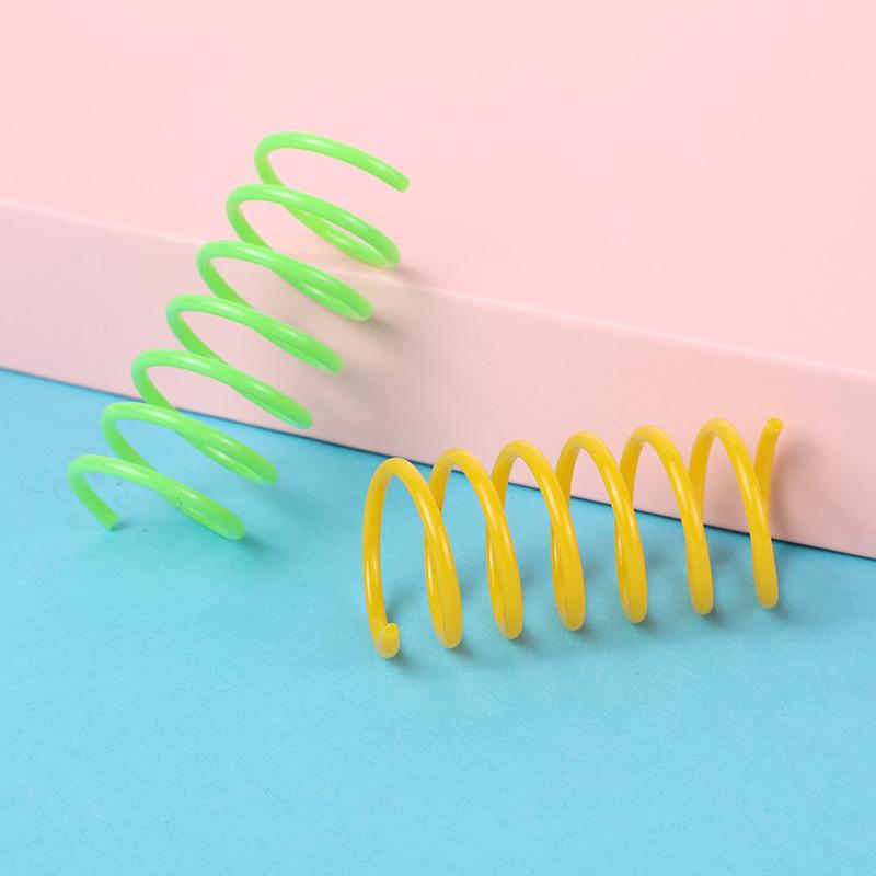 

Новые игрушки для домашних кошек, саморазвлекающиеся, пластиковые, цветные, пружинные, бьющие кошачьи игрушки, товары для кошек Pack of 4/pack