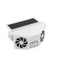 Solar Charging Car Air Cooler Assisted Cooling Ventilation Fan Air Circulation Fan  Backseat