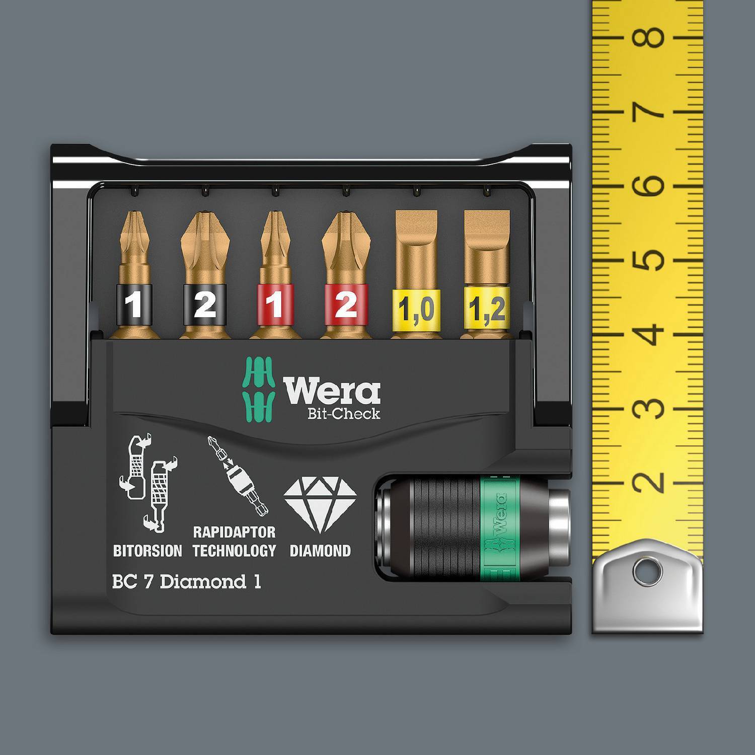 

Набор бит Wera We-056159 Bit-check 10 Universal 4 с держателем бит 10 Ave