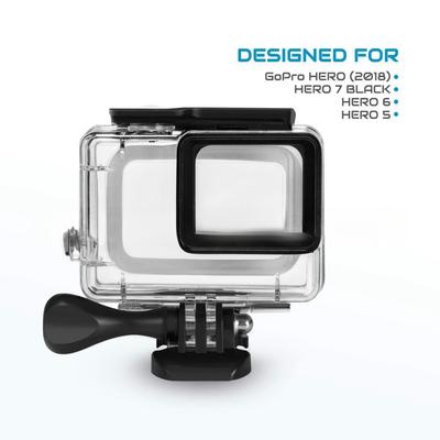 Carcasa Impermeable para GoPro Hero 5 6 7 Black Buceo Submarino Para Go Pro 5 6 Cubierta Protectora para Buceo Accesorios para Cámara de Acción