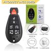 Key Fob Replacement For 2008-2016 Chrysler Town Country & Dodge Grand Caravan Car Keyless Entry Remote Control, M3N5WY783X IYZ-C01C, 7 Buttons