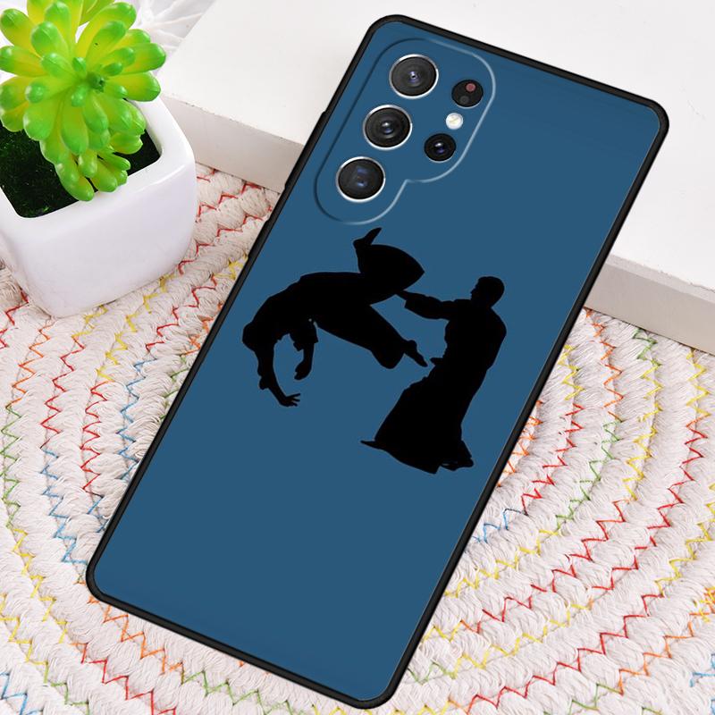 Aikido Japanese Martial Phone Case for Samsung Galaxy Note 10 Pro S26 Ultra S23 S24 FE S25 S21 S22 PLUS Shockproof Cove