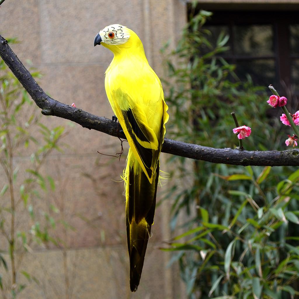 25/35 Cm Lifelike Simulation Bird Feather Bird Parrot Fake Bird Decoration Home Garden Home Decoration Props