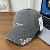 Fashion Hat New Fashion Side Letters Retro Old Soft Top Baseball Cap Women's Spring and Summer Sunscreen Sun Hat Men's Cap