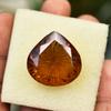 Natural Orange Topaz Loose Gemstone Pear Cut 52.25 Ct Brazilian for Jewelry Making and Crafts