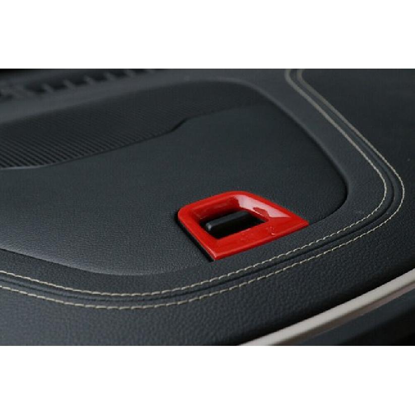 Dashboard Box trument Strip Cover Trim For Jeep Cherokee 2014-2018 Bright Red