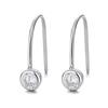 High-End U-Shaped Zircon Stud Earrings, Women'S Personalized Ear Hooks, Simple And Cold Wind Ear Jewelry
