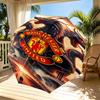 Football team.C Print Automatic Open Close Umbrella, Portable Foldable Umbrella, for Outdoor Commute Camping Trip, Ideal Birthday Gift