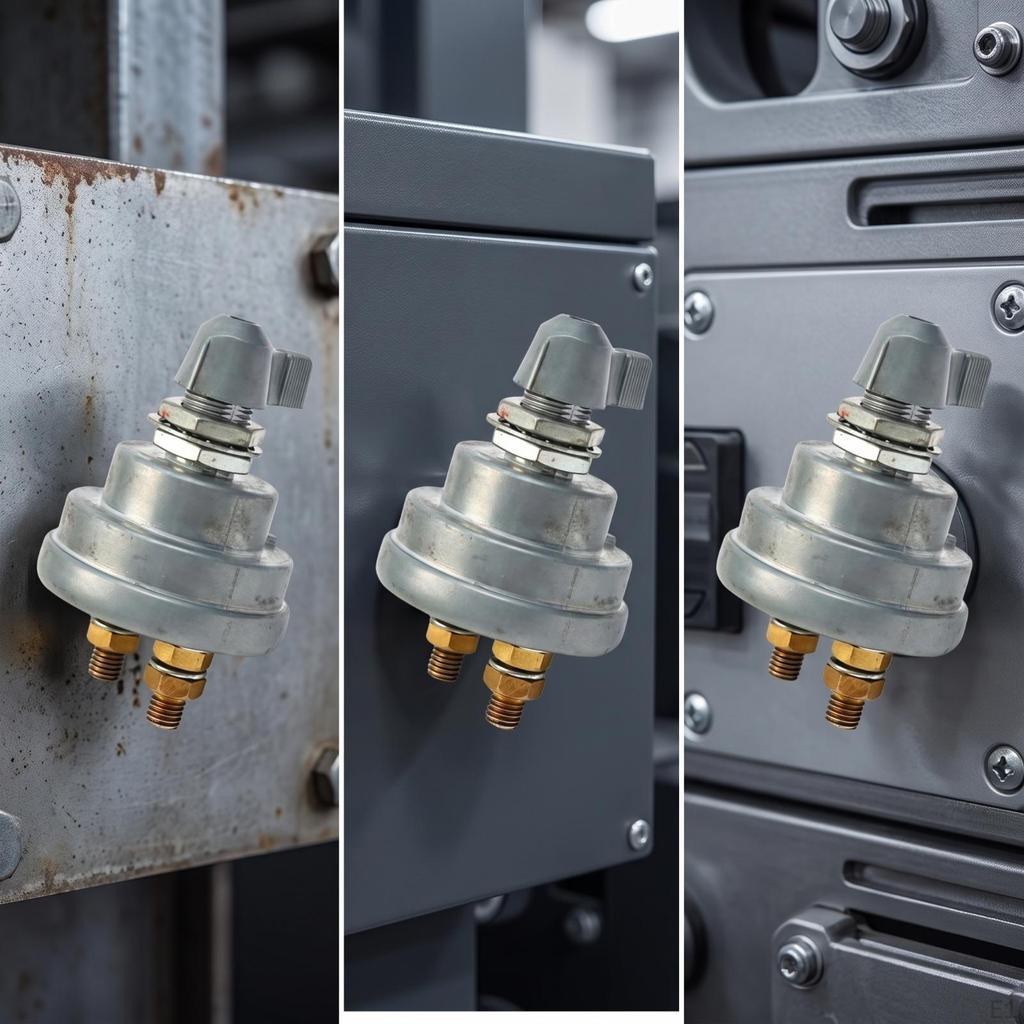 Power Master Switch with Rotary Knob Aftermarket Battery Box Sturdy
