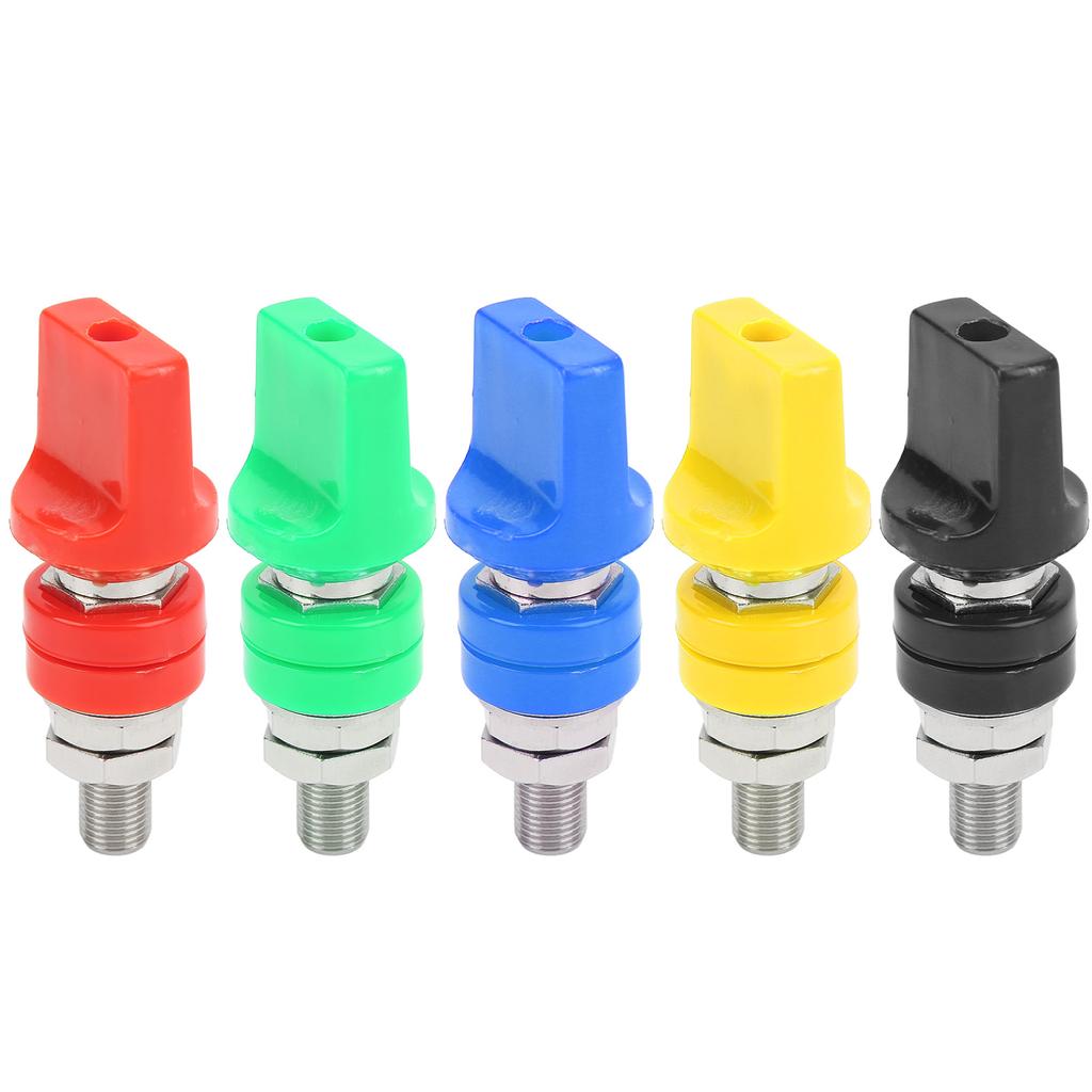 Posts Terminal Binding Post Insulated ABS Shell Firm Connection 100A Rated Current with Socket for Equipment