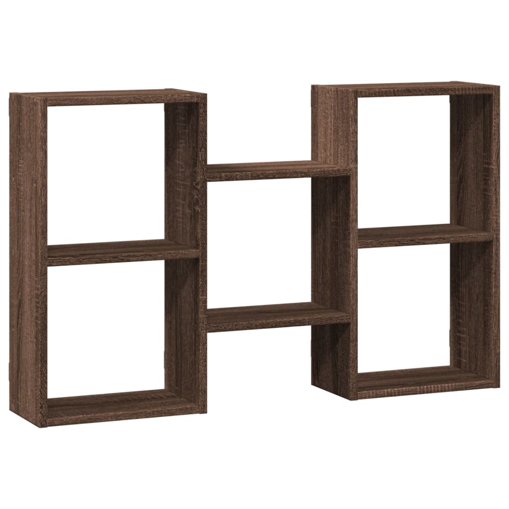 Wall Shelf Brown Oak Look 96 x 18 x 60 cm Engineered Wood