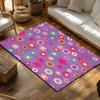 Cute Floral Doormat Indoor Outdoor Washable Entrance Mat Welcome Home Decor Rug Non Slip Floor Mat Home Decor Gift Unique Design