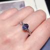 High Quality 925 Sterling Silver Natural Topaz Ring - Customizable Women's Anniversary Jewelry, Factory Direct Low Price