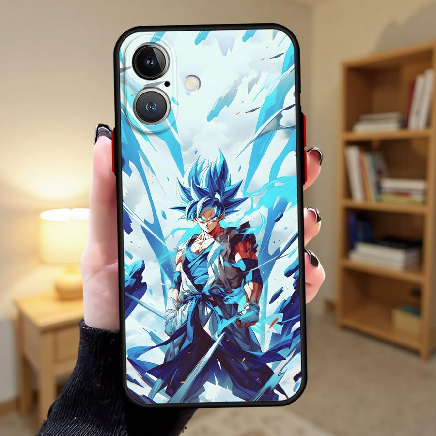 Hülle für iPhone 17 Air 14 XS 15 Plus 13 Mini 17 16 Pro Max 11 16e 12 Rückseite Handyhülle Dragon Ball Goku Talent