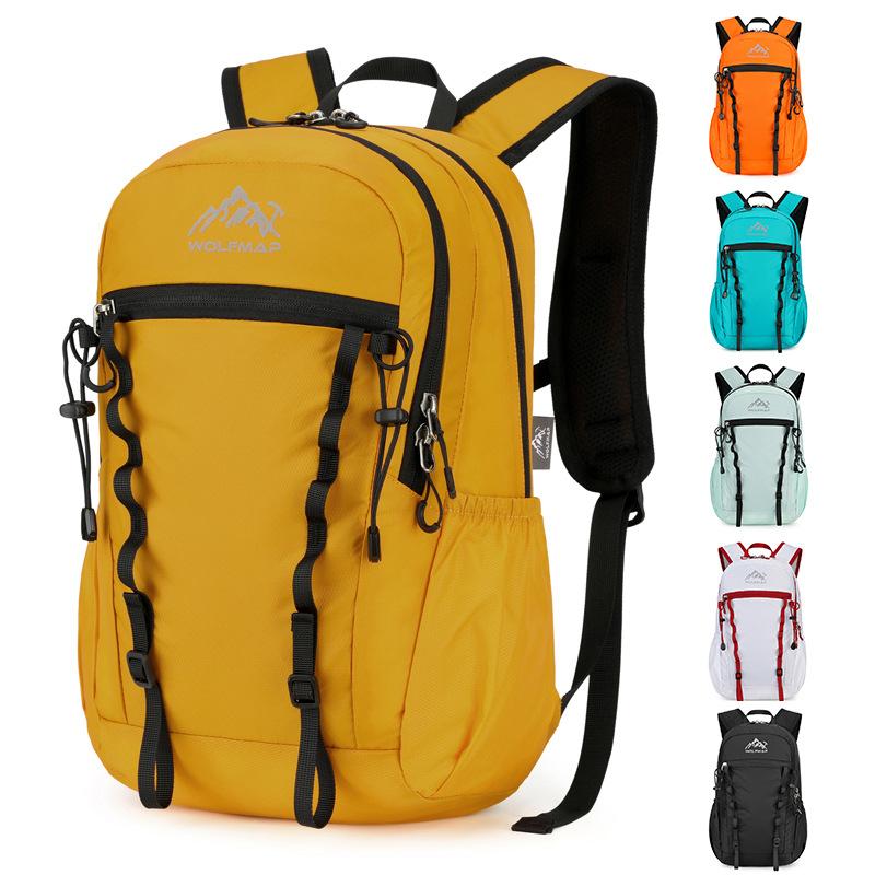 Schoolbag Lightweight Mountaineering Bag Outdoor Sports Riding Backpack Anti-splashing Multifunctional Layered Backpack Wholesale
