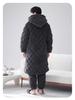 2024 Men's Quilted Winter Hooded Pajama Bathrobe - Warm, Thick Coral Fleece Outerwear