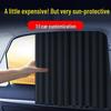 Children's Sunshade Car Window Curtains - Rear Seat Privacy & Sun Protection for Sedans