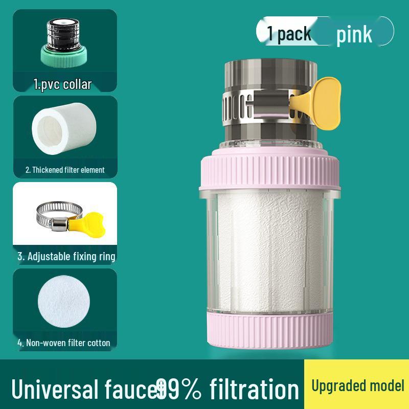 2026 360° Rotating Shower Head with Washable Filter, Splash-Proof Water Purifier for Kitchen Faucets