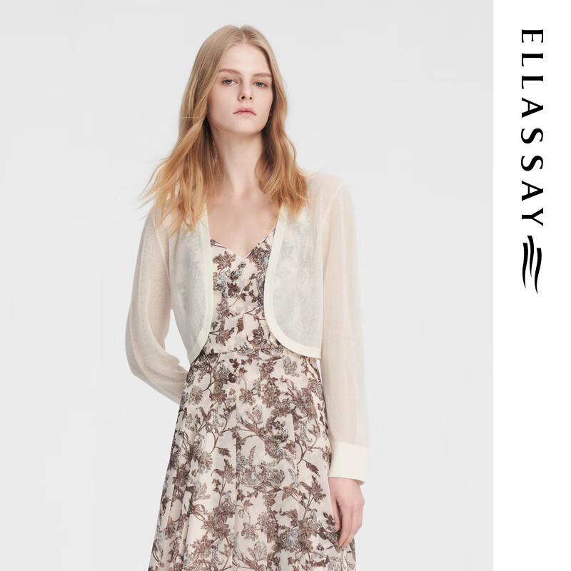 

ELLASSAY Женский легкий универсальный вязаный свитер на сезон весна-лето 2024 XS