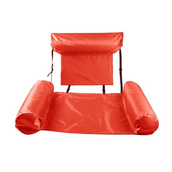 Inflatable Pool Float Adult Chair Pool Floats Heavy Duty Floating Water красный