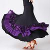 Professional Dance Skirt In Milk Silk Fabric With Adjustable Waist Fashion Dance Dress For Various Dance Styles