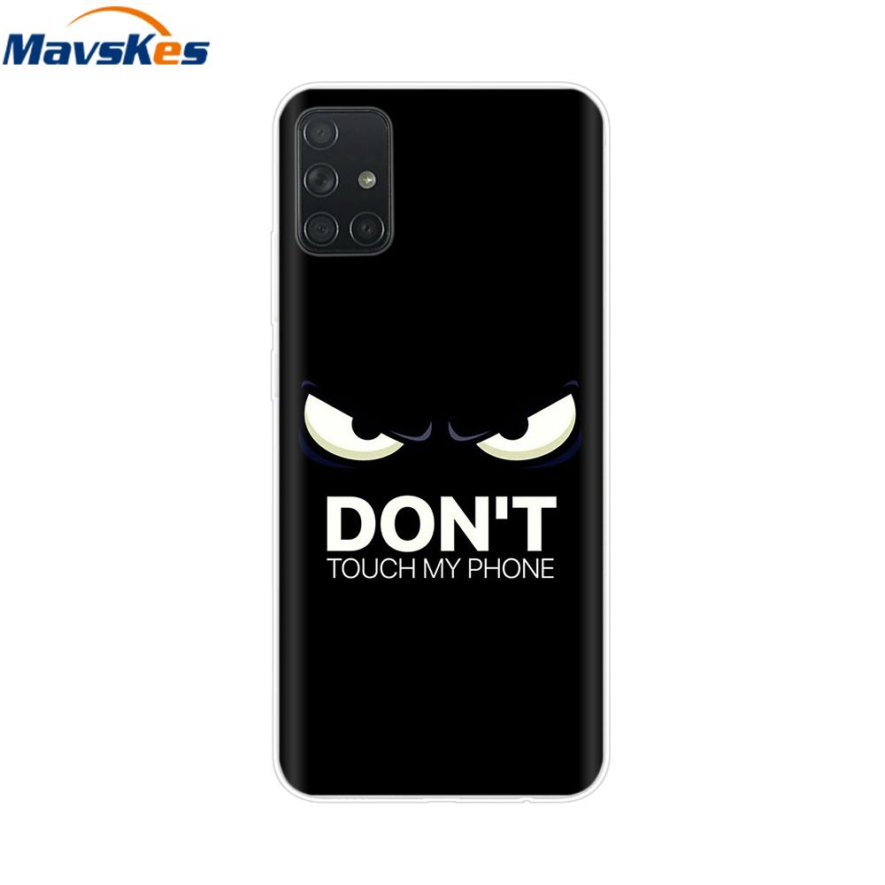 For Samsung Galaxy A51 Case Silicon Transparent Back Cover Phone Case for Samsung Galaxy A71 SM-A715F A515F A 51 71 Cover Fundas