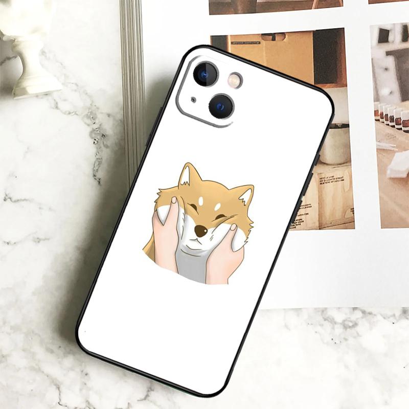 Cute Kawaii Shiba Inu Phone Case For iPhone 17 16 15 13 12 11 14 Pro Max Plus 12 13 Mini 16e 17 Air Cover Coque