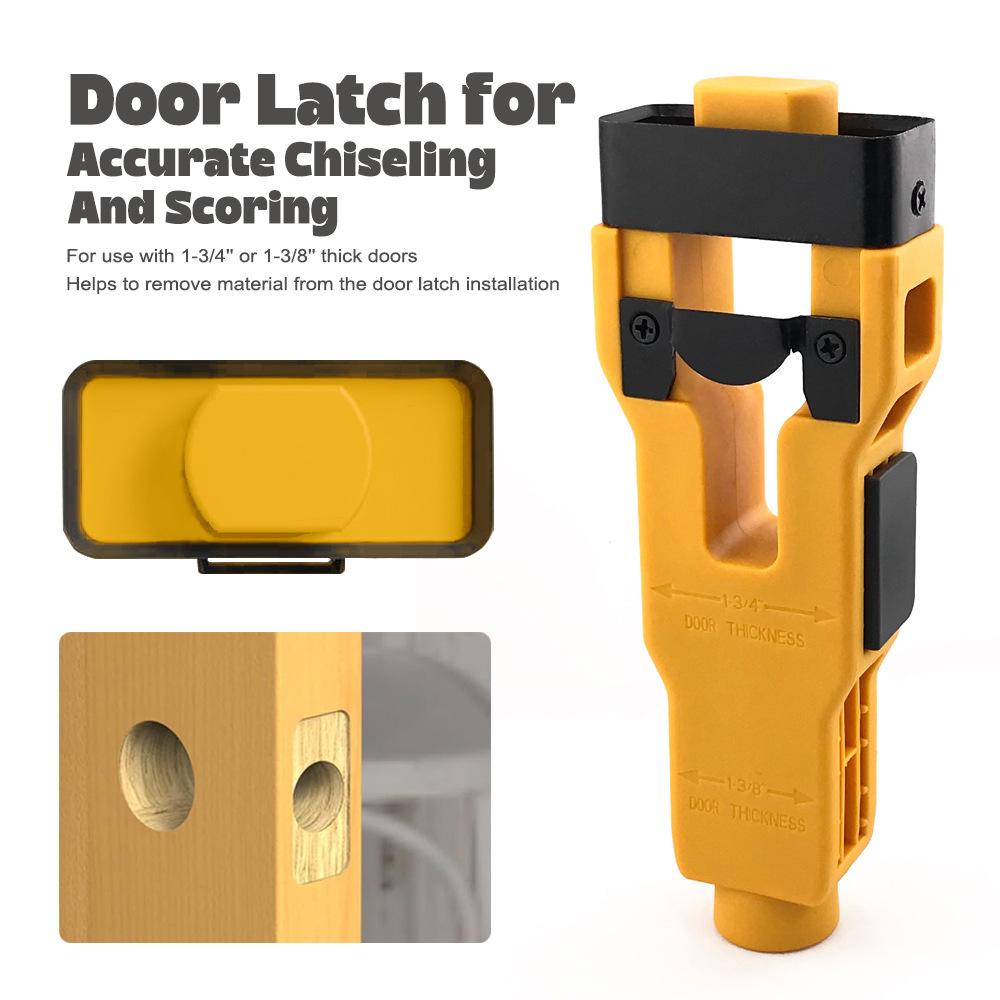 Professional Mortise Door Latch Tool Kit - Essential for Easy Material Removal and Latch Installation