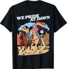 We Pride At Dawn Vintage Lesbian Pride Western LGBTQ Cowgirl T-Shirt